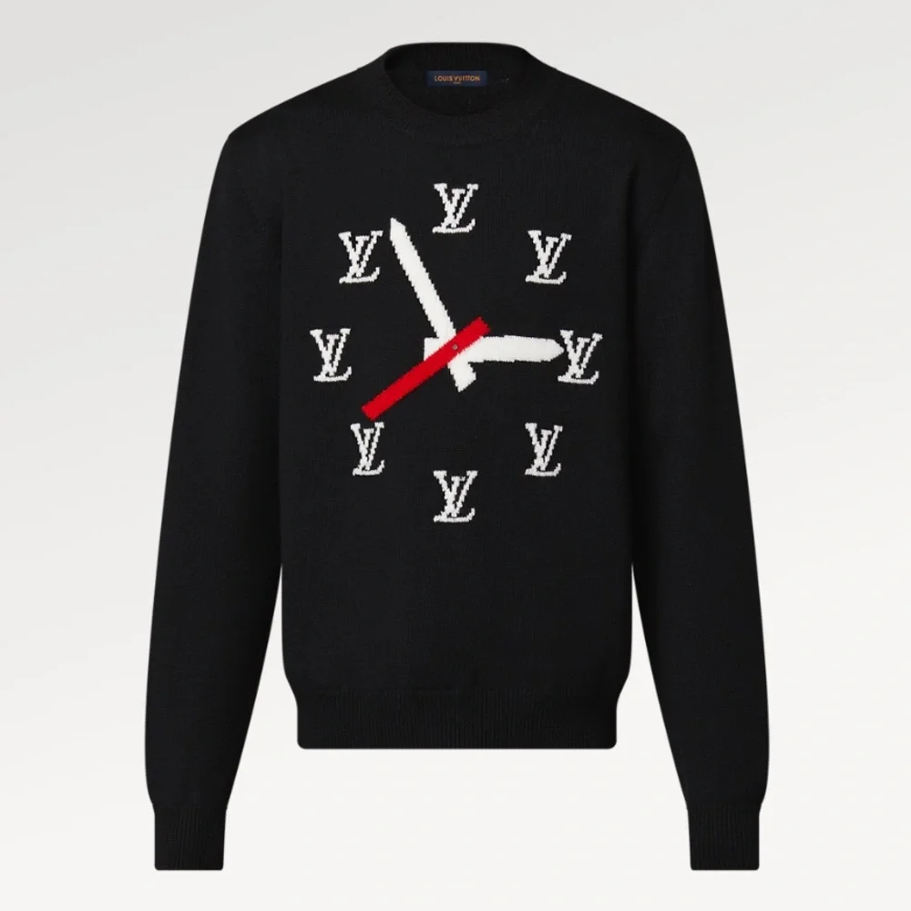 Louis Vuitton | Sweaters | Louis Vuitton Clock Intarsia Pullover
